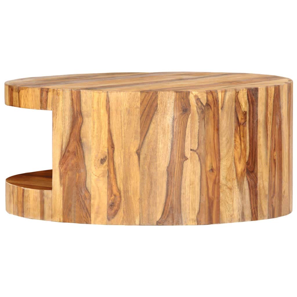 Handmade Bohemian Style Sheesham Wood Coffee Table - 25.6