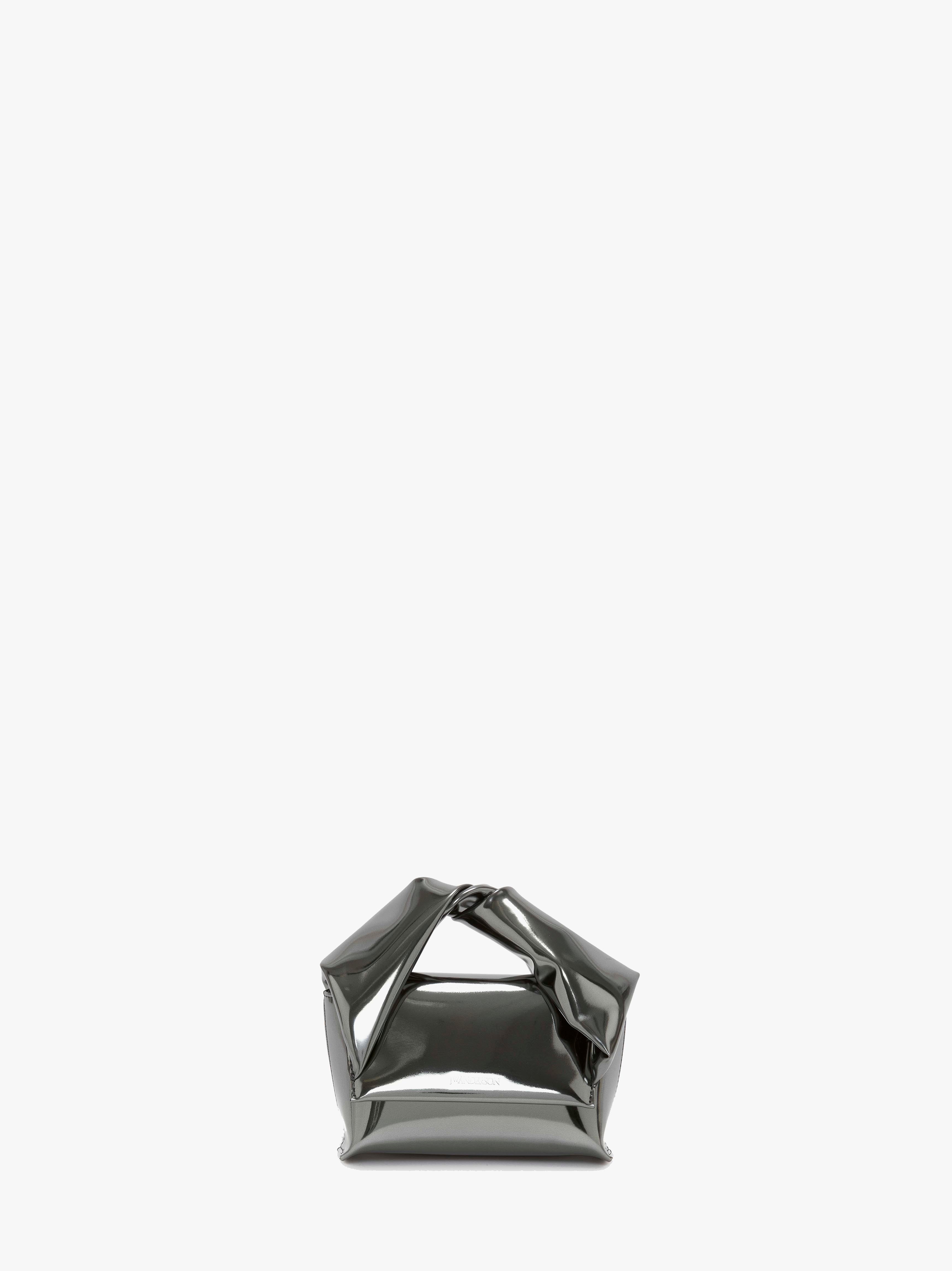 Small Twister Metallic Top Handle Bag - Stylish Women's Shoulder Purse for Work, Party & Evening Out