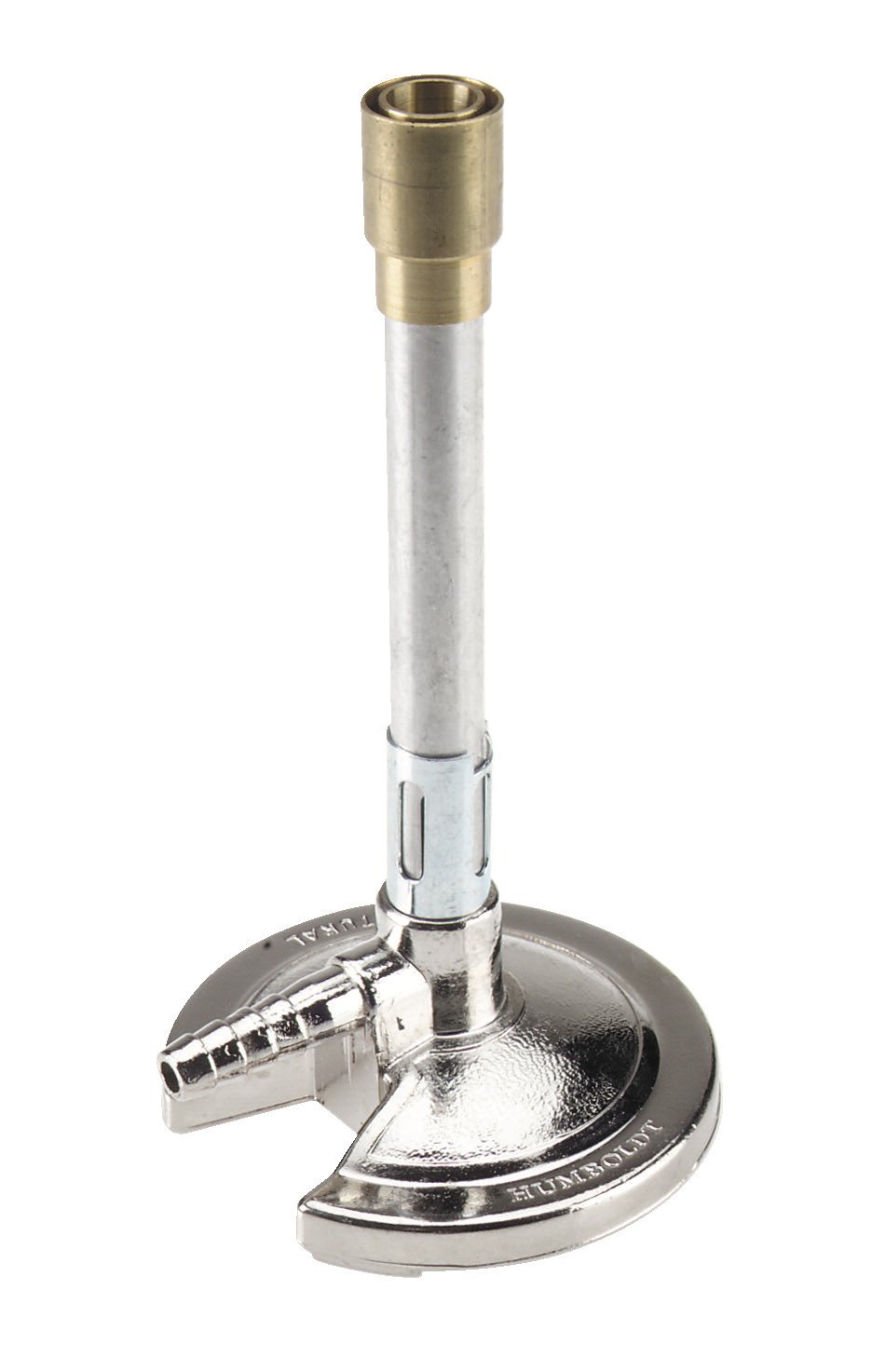 Natural Gas Bunsen Burner with Flame Stabilizer for Lab Experiments