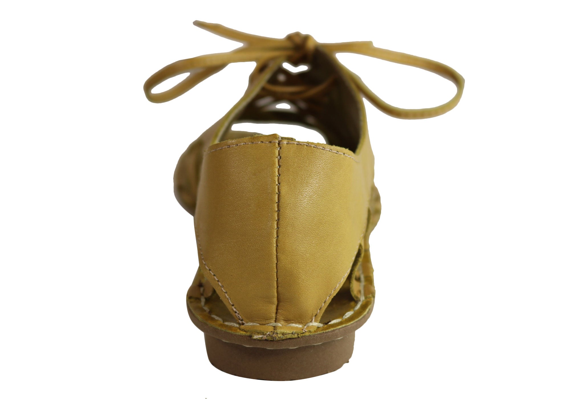 Andacco Petuna Women's Comfortable Flat Leather Sandals - Handmade in Brazil - Perfect for Beach, Vacation & Summer Outfits