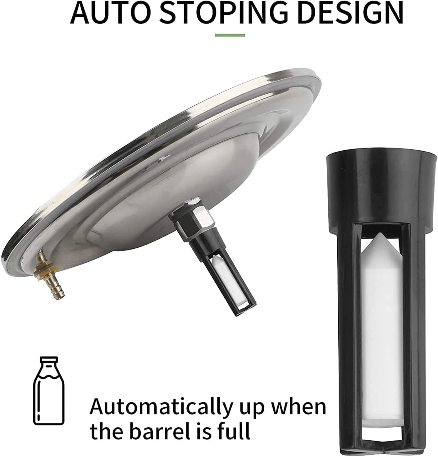 14L Portable Electric Milking Machine for Cows & Goats - Stainless Steel Household Dairy Milker | Perfect for Small Farms & Homestead Use