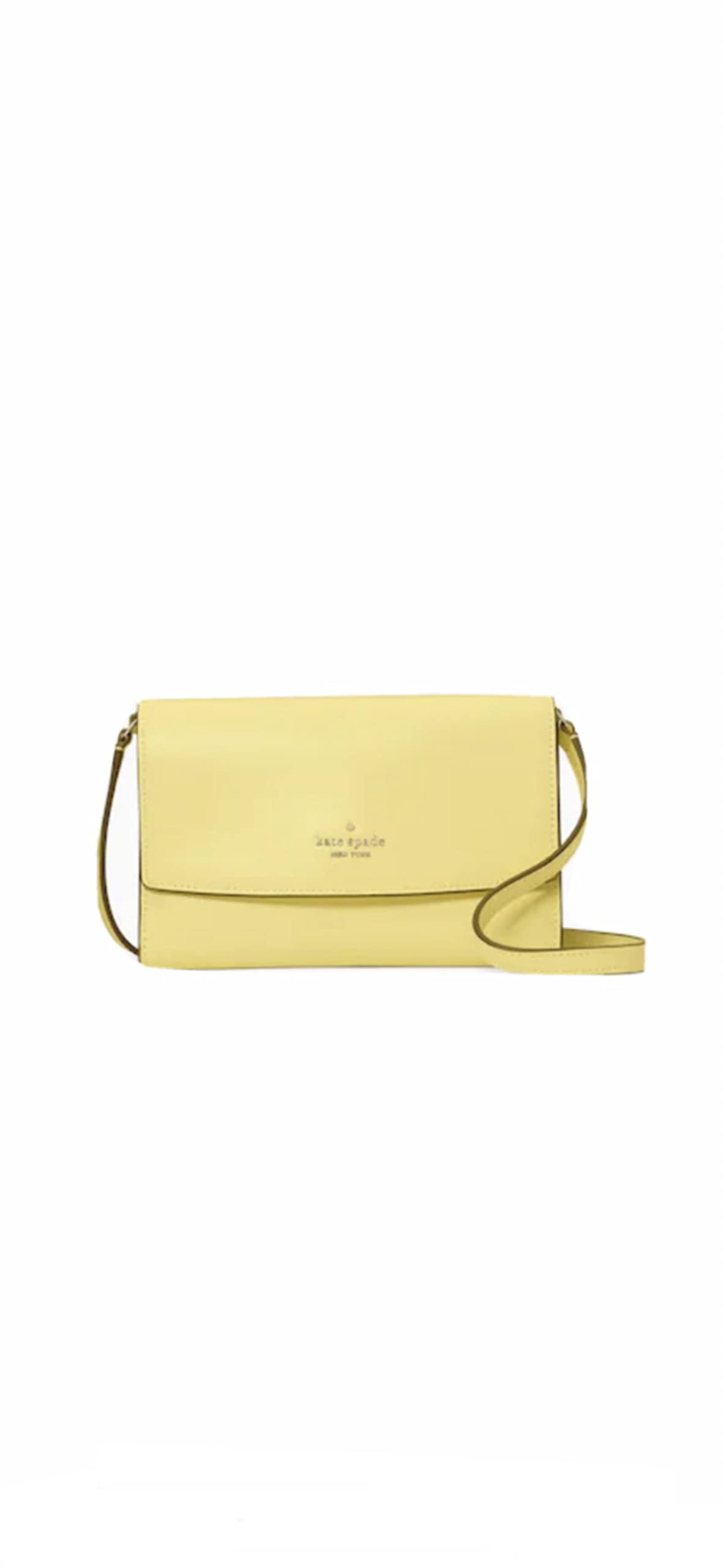 Kate Spade New York Perry Leather Crossbody Bag in Yuzu Jam - Stylish & Compact Purse for Women, Perfect for Everyday Use, Work, and Travel
