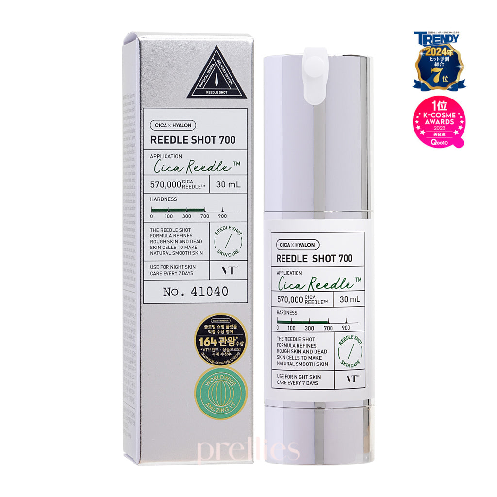 VT Reedle Shot 700 30ml - Professional Skin Tightening & Wrinkle Reduction Serum for Face & Neck | Anti-Aging Treatment for Fine Lines & Wrinkles | Perfect for Daily Skincare Routine & Special Occasion Prep