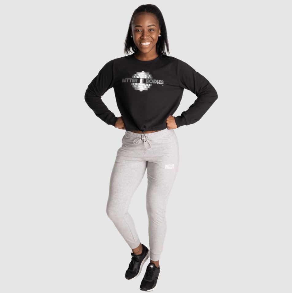 Better Bodies Empire Joggers - Light Grey Athletic Pants for Men & Women | Comfortable Running, Workout & Lounge Wear for Gym, Yoga & Casual Style