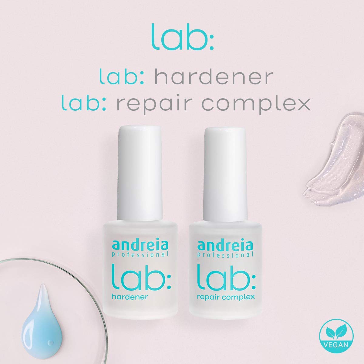 Andreia Professional LAB Nail Hardener - Strengthening Treatment for Damaged & Thin Nails - 10.5ml Nail Care Solution - Perfect for Salon Use & At-Home Manicures