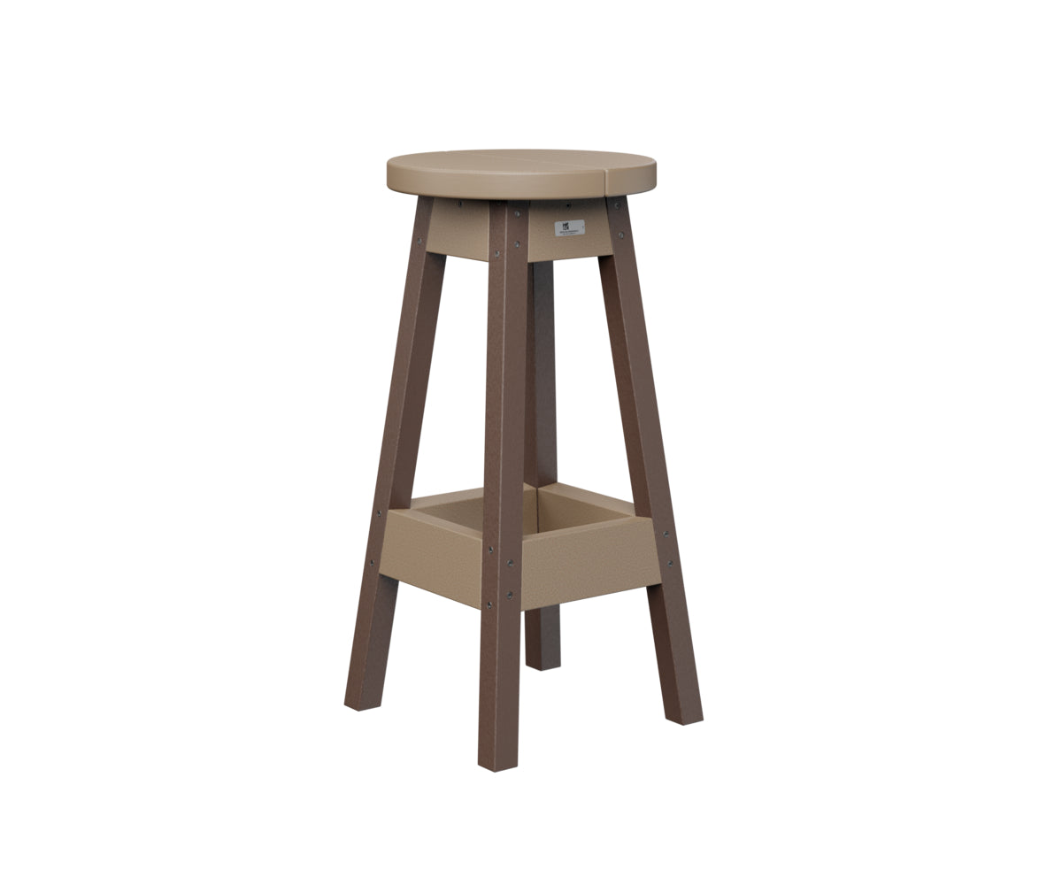 Berlin Gardens Outdoor Bar Stool - Weather-Resistant Patio Bar Height Stool for Backyard, Deck & Poolside - Perfect for Outdoor Dining, Entertaining & Relaxation