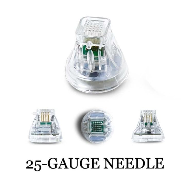 25 Pins RF Needle Cartridges for Microneedling & Skin Rejuvenation - Professional Grade RF Microneedle Tips for Facial Treatments & Anti-Aging (Ideal for Wrinkle Reduction, Acne Scars & Skin Tightening)