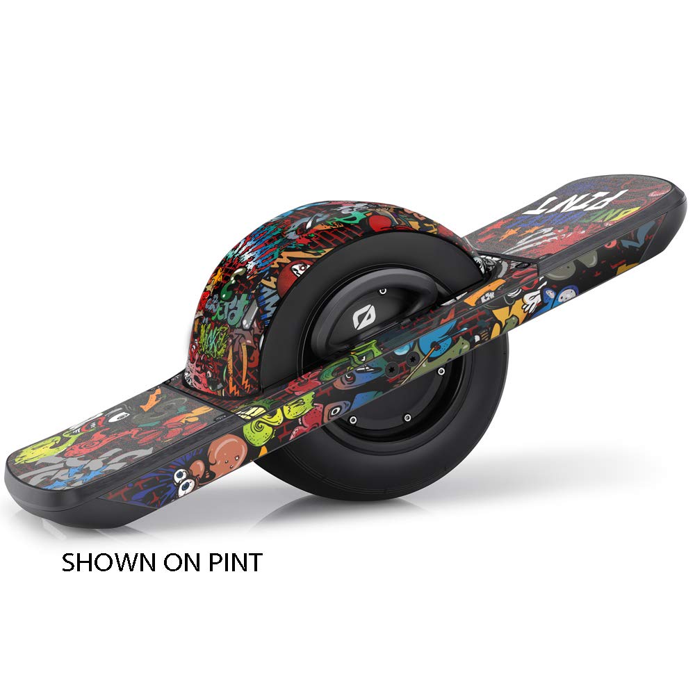 OneWheel Plus XR Graphics Kit - Graffiti Design Rail & Fender Decals with Grip Tape by Senge Graphics | EARTH SURF DESIGNS for Custom Styling & Enhanced Grip | Perfect for Street Riding & Personalizing Your Electric Skateboard