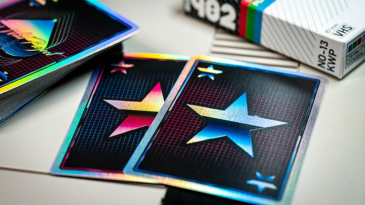 Vintage 1982 VHS Playing Cards - Classic Retro Style Deck for Card Games, Magic Tricks & Collectors - Perfect for 80s Themed Parties, Nostalgic Gifts & Poker Nights
