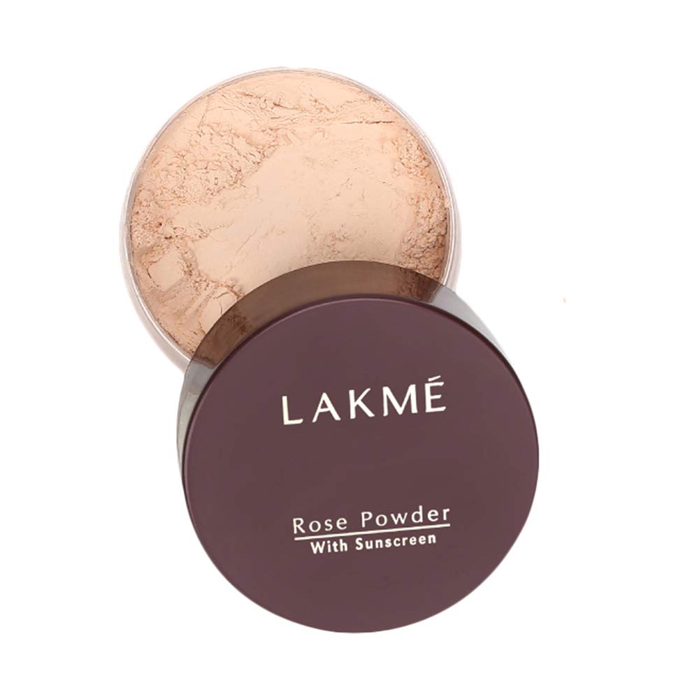 LAKMÉ Rose Face Powder - Soft Pink, 40G | Lakmé Peach Milk SPF 24 PA+ Sunscreen Moisturizer for Oily Skin, 120ml - Flawless Makeup & Sun Protection for Daily Glow