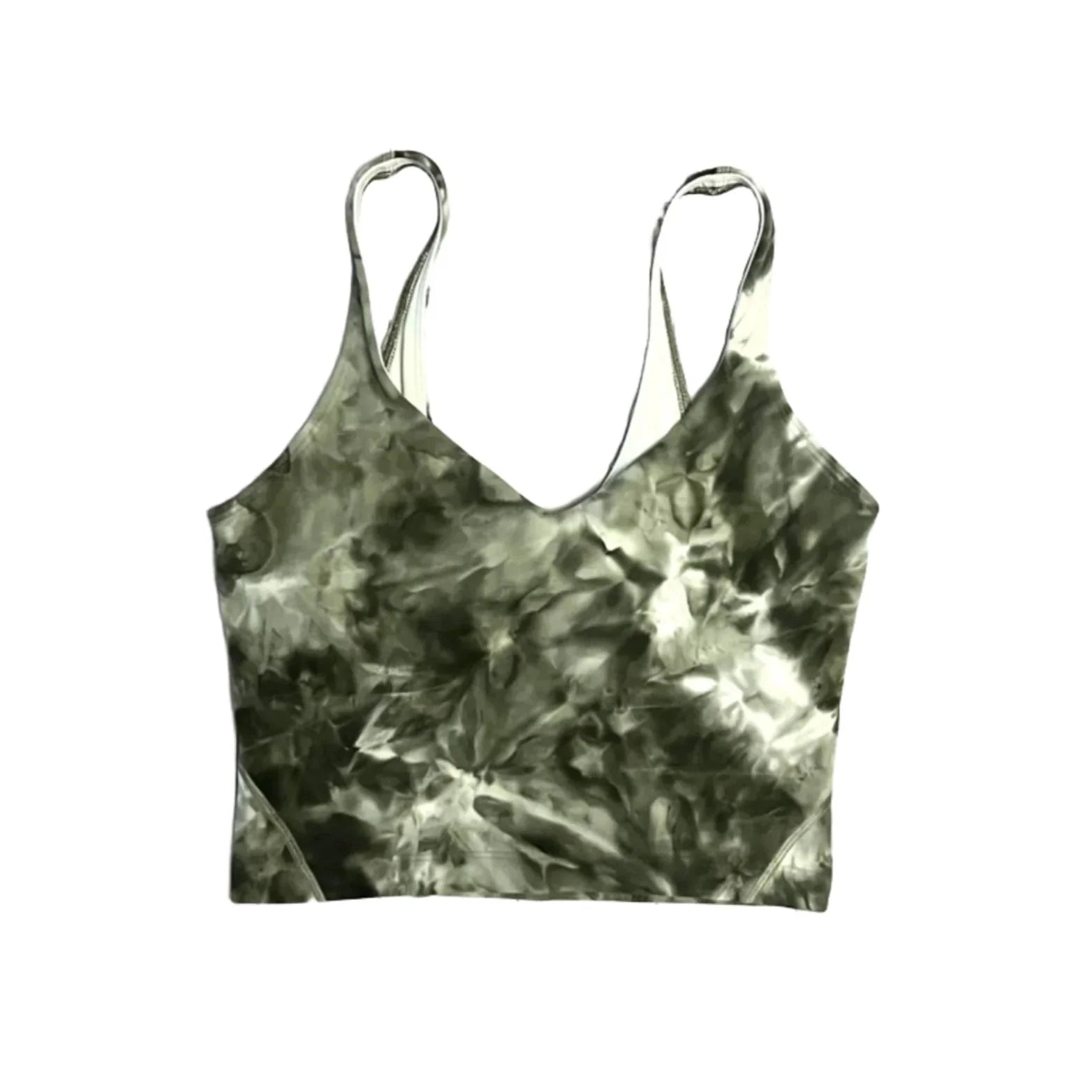 Lululemon Green Athletic Sports Bra for Women - XS Size - Perfect for Yoga, Running & Gym Workouts
