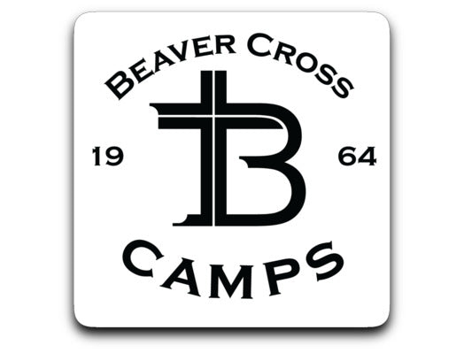 Beaver Animal Cross Sticker Decal - Waterproof Vinyl Decals for Cars, Laptops, Windows - Perfect for Outdoor Adventures, Hunting Gear & Wildlife Enthusiasts