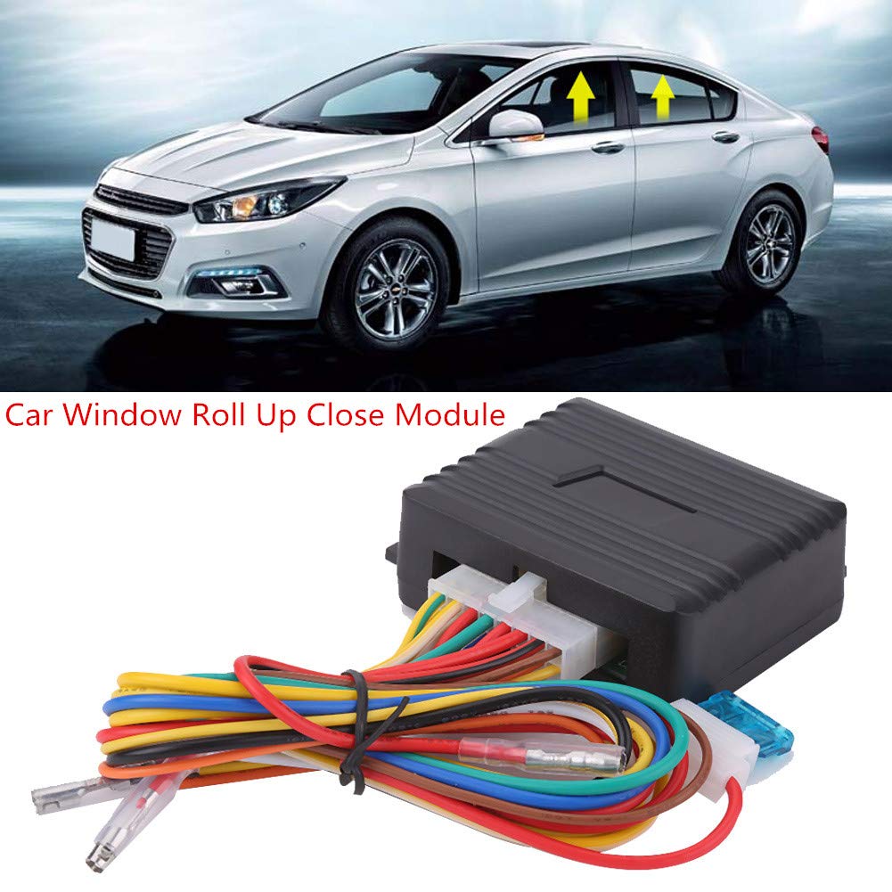 12V Universal Auto Power Window Roll Up Closer Module for 4 Door Cars - Automatic Window Closer for Vehicles, Easy Installation & Safety Upgrade (Ideal for Parking, Security & Child Safety)