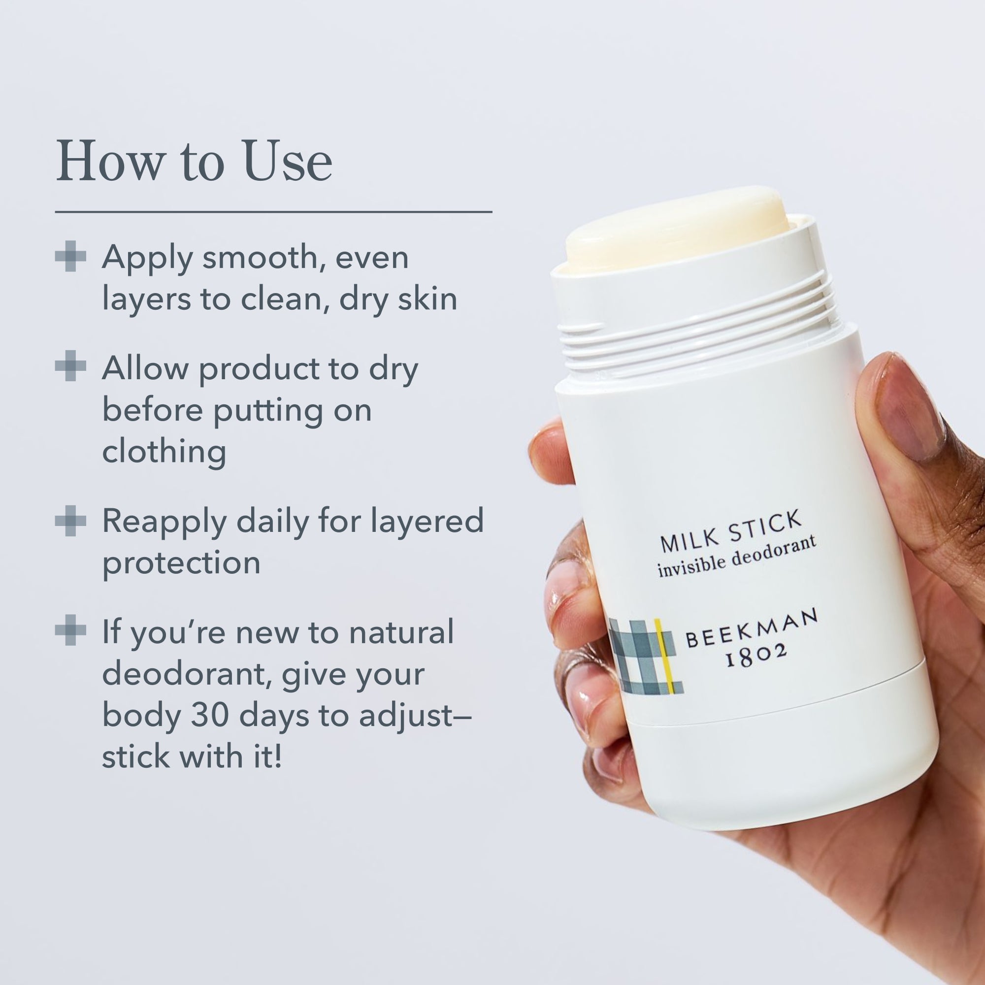 Natural Milk Stick Deodorant Duo - Organic & Aluminum-Free Deodorant for Women & Men - Fresh All Day Protection for Gym, Work & Outdoor Activities