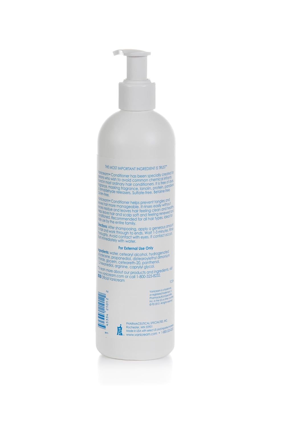 Free & Clear Sensitive Skin Hair Conditioner - 12 oz (Pack of 4) | Fragrance-Free & Hypoallergenic for Dry, Itchy Scalp | Daily Moisturizing Treatment for Sensitive Scalp & Color-Treated Hair