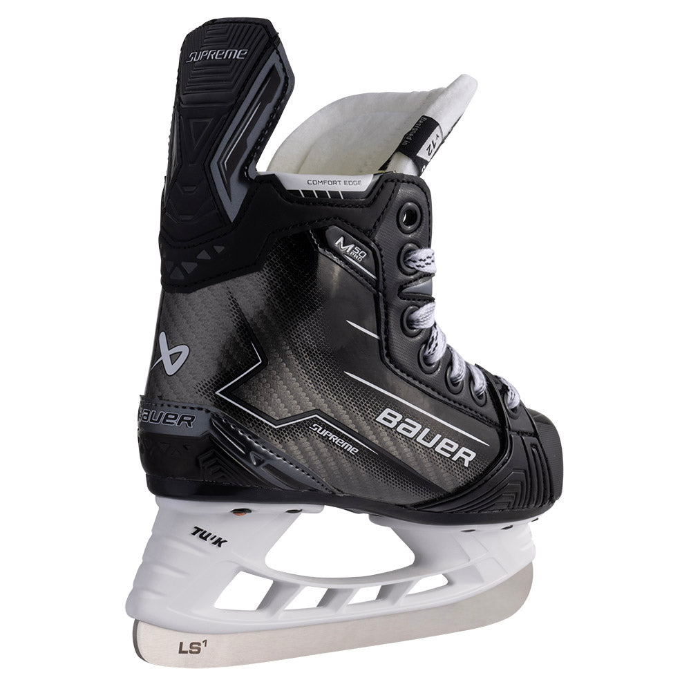 Bauer Supreme M50 Pro Youth Ice Hockey Skates - Lightweight Performance Skates for Kids - Perfect for Competitive Play & Ice Rink Training