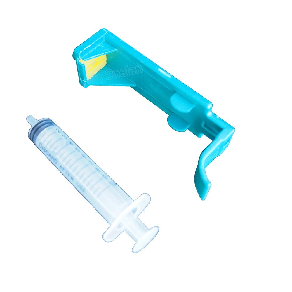 HP Printer Replacement Parts PRTA36690 - Ink Cartridge Refill Tool Kit for HP45/51645/6615/51640/240/15 - Includes Suction Clip, Absorption Clamp & Snap Fill Accessories - Perfect for Home & Office Printing Maintenance