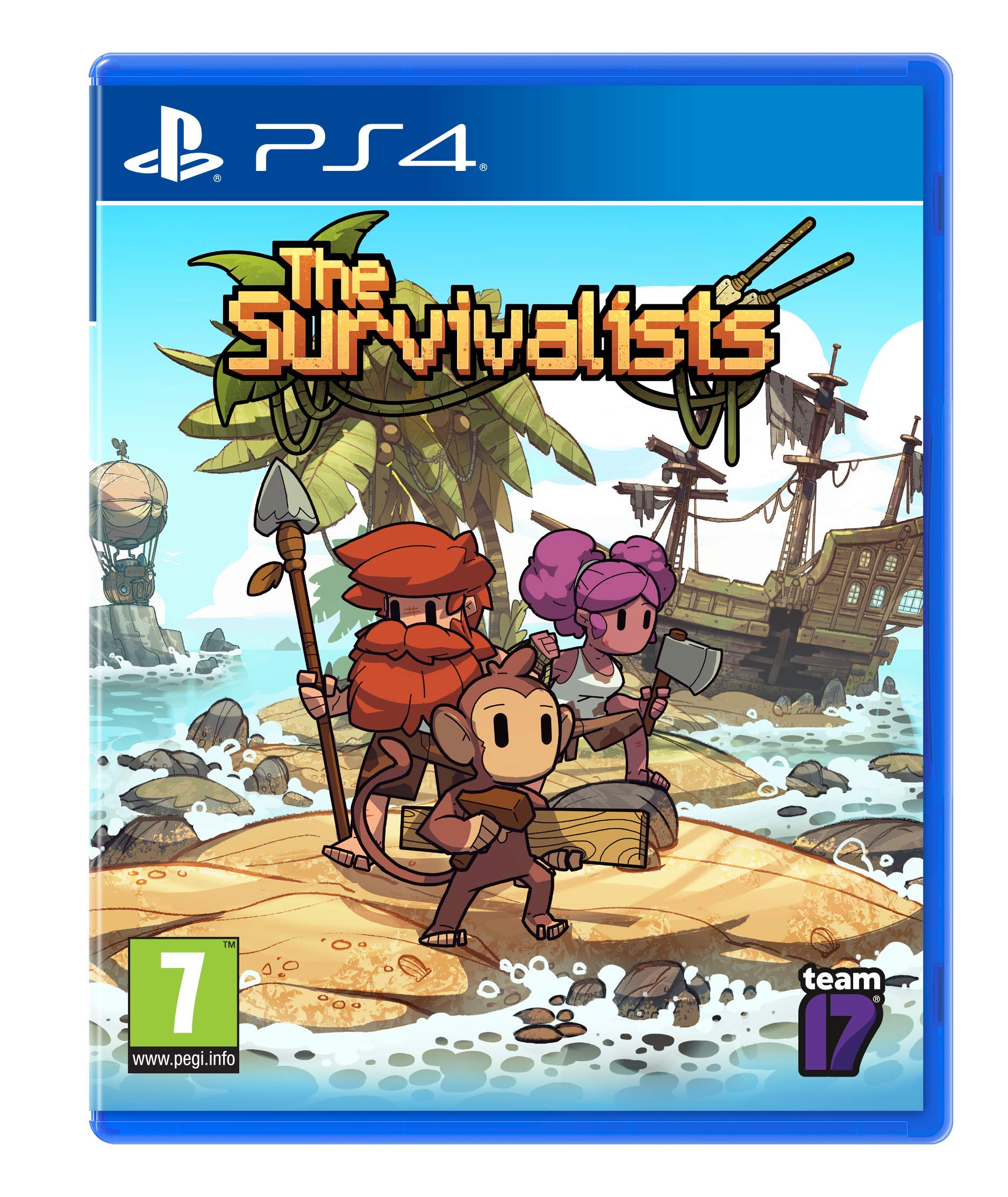 The Survivalists (PS4) - Open-World Adventure Survival Game - Explore, Craft & Build - Perfect for Multiplayer Co-op & Solo Play