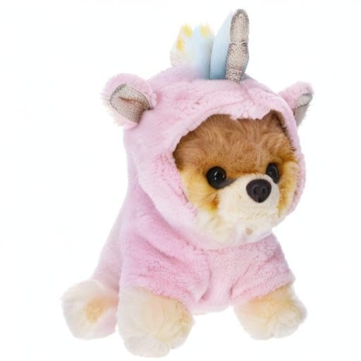 GUND World’s Cutest Dog Boo Itty Bitty Boo Unicorn Stuffed Animal Plush Toy, 5