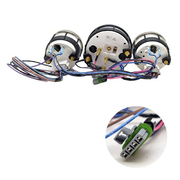 Faria Marine Boat Gauge Set - 3-Piece Tachometer & Speedometer Kit for Sea Ray Boats | Waterproof, Durable Gauges for Smooth Sailing & Performance Monitoring