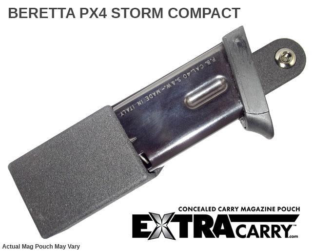 Beretta PX4 Storm 40 Compact 10-Round Magazine Pouch - Tactical Gun Accessory for Concealed Carry & Range Shooting