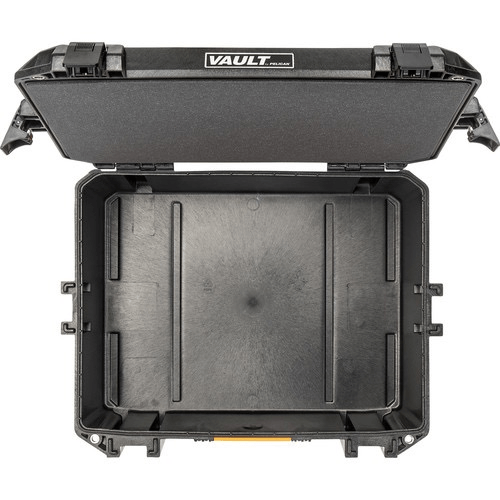Pelican Vault V550 Standard Equipment Case with Lid Foam and Dividers - Heavy Duty Waterproof Protective Storage Box for Tools, Electronics, Cameras - Perfect for Travel, Outdoor Adventures & Professional Use