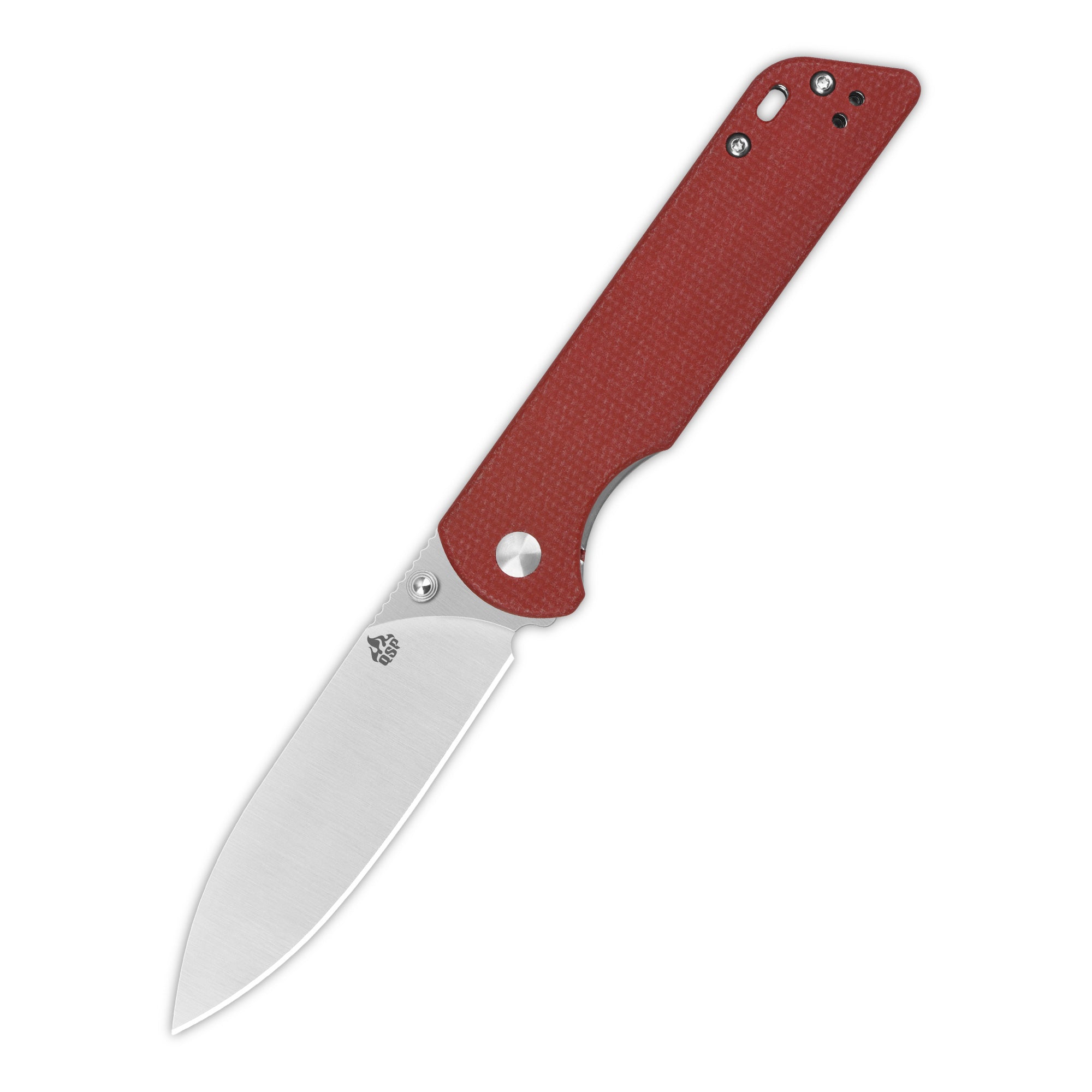 QSP Parrot V2 Liner Lock Pocket Knife - D2 Steel Blade, Micarta Handle, Ball Bearing Pivot - Perfect for EDC, Outdoor Adventures & Everyday Carry