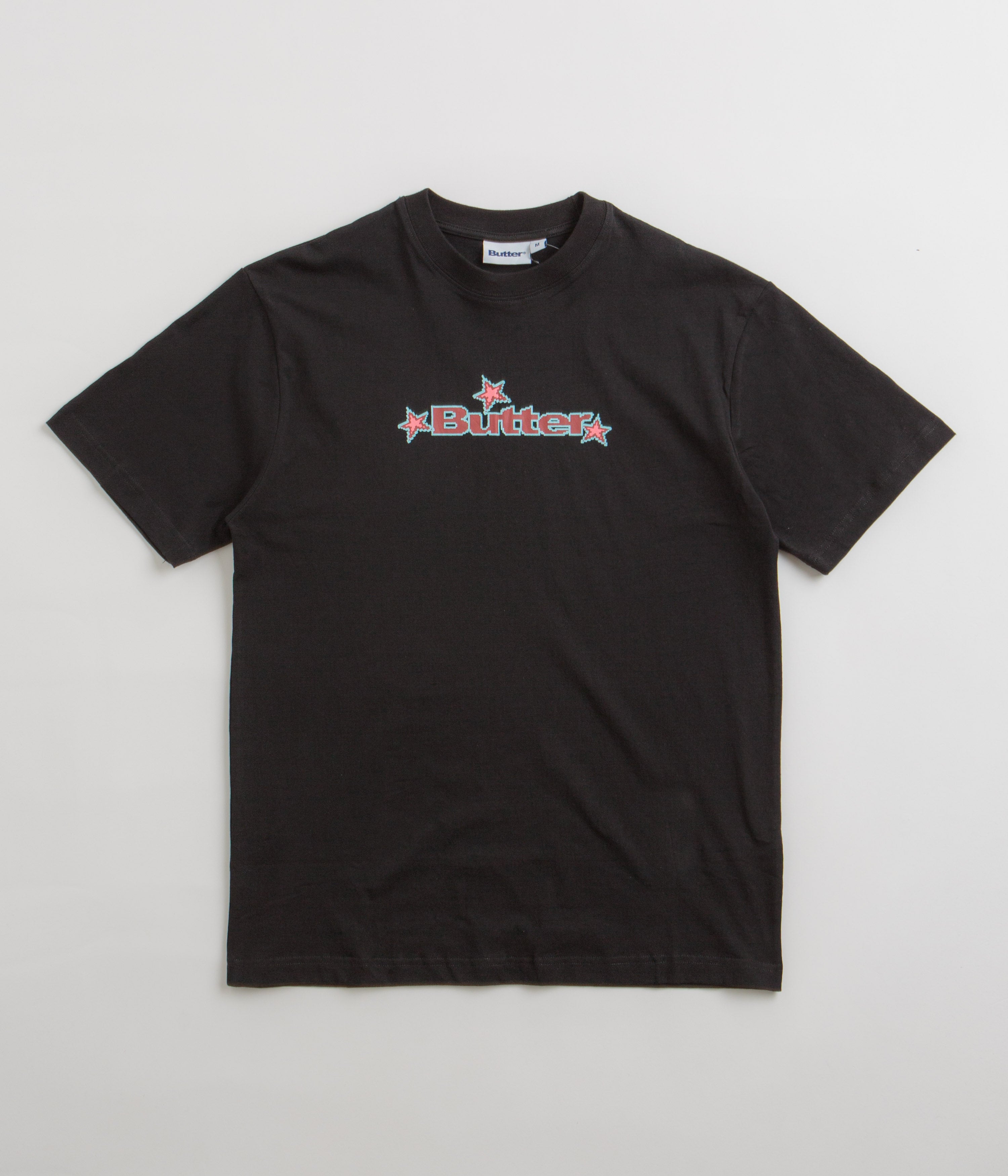 Butter Goods Star Logo T-Shirt - Black | Stylish Graphic Tee for Men & Women | Perfect for Casual Wear & Street Fashion