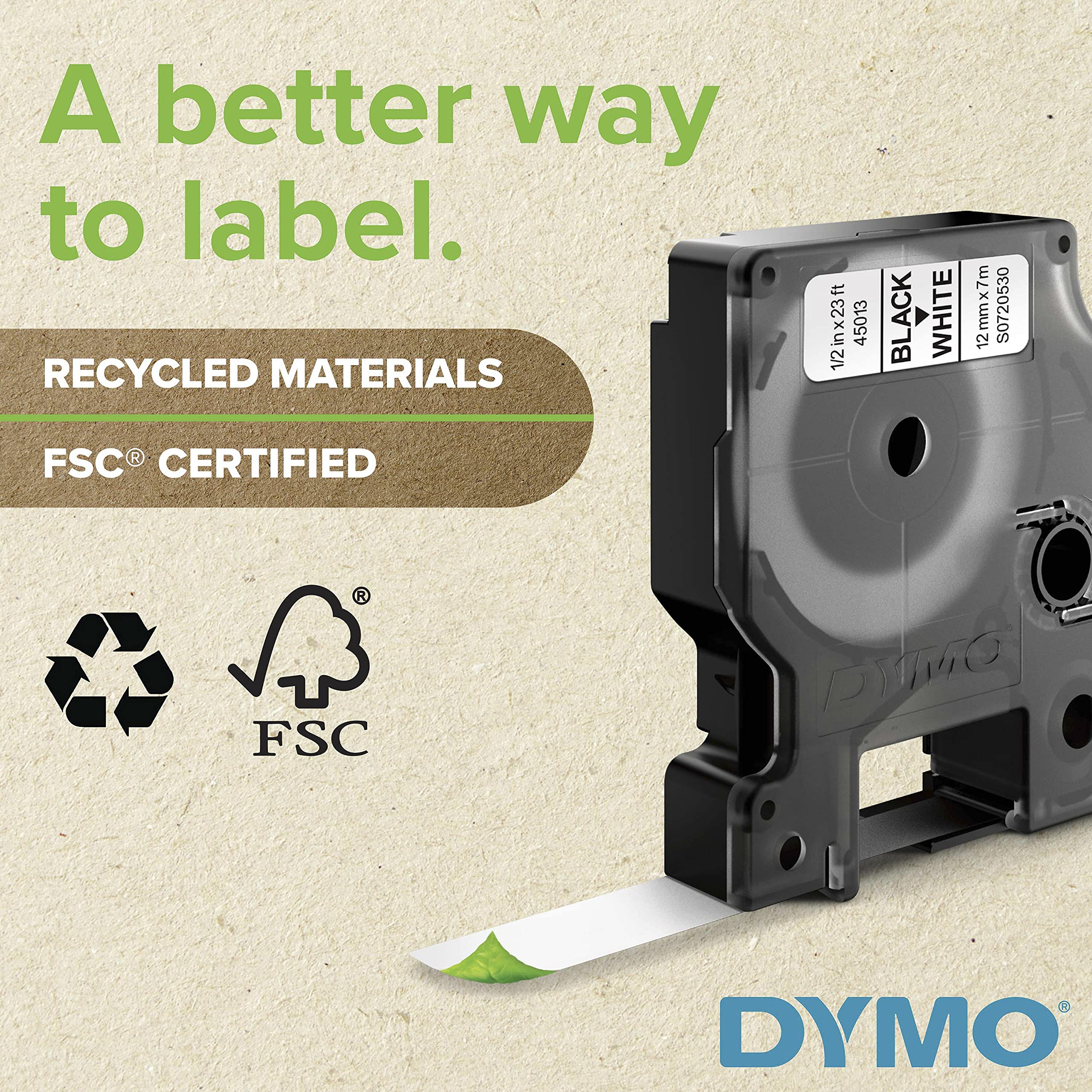 DYMO Rhino Industrial Heat-Shrink Labels - 3/8