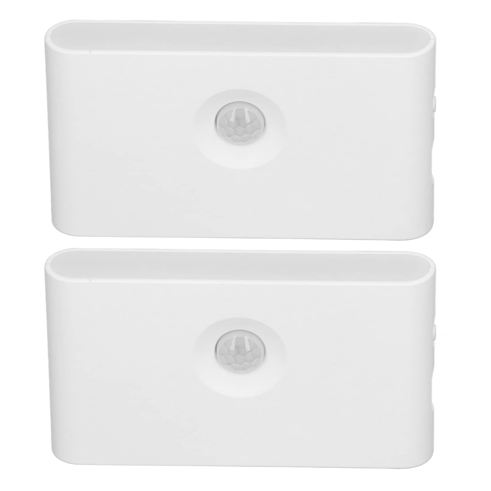 CHICIRIS 2-Pack LED Motion Sensor Night Lights with USB Charging & Magnetic Mount - Smart Bedroom Lighting for Cabinets, Hallways & Stairs