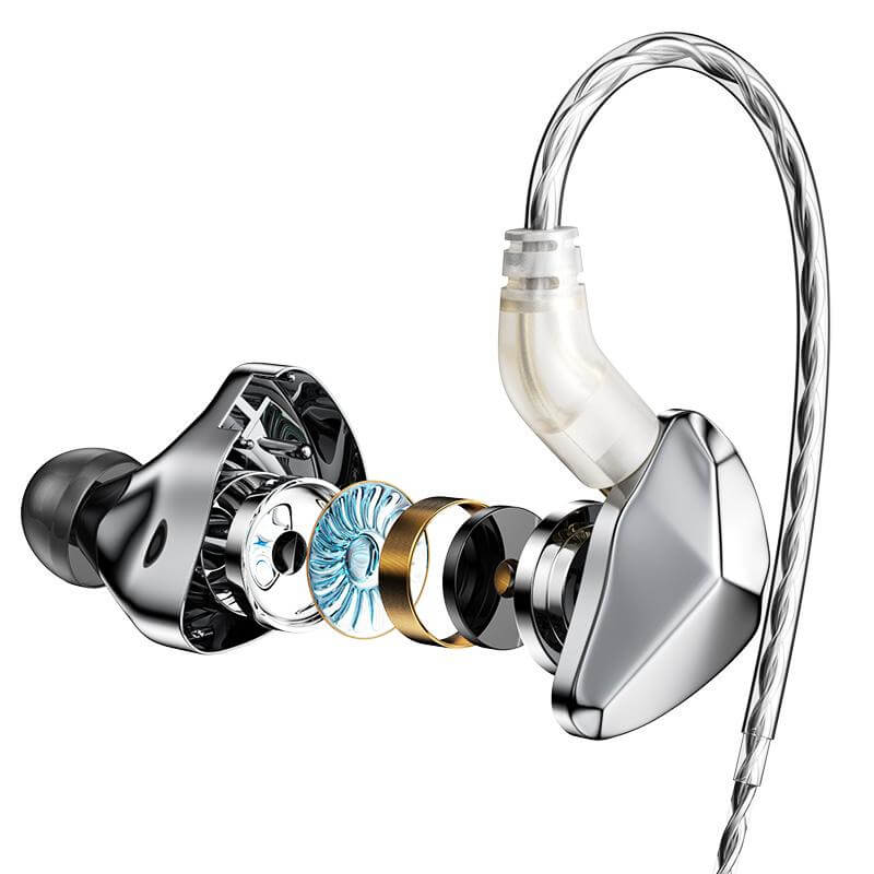 BLON BL07 10mm Single Dynamic Driver In-Ear Earphones with Fiber Diaphragm - HiFi Sound for Music Lovers, Audiophiles & Daily Commute