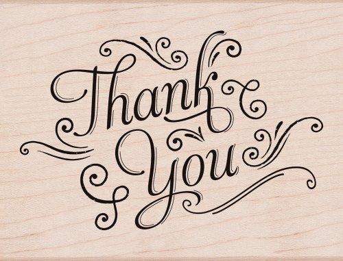 Thank You With Flourishes