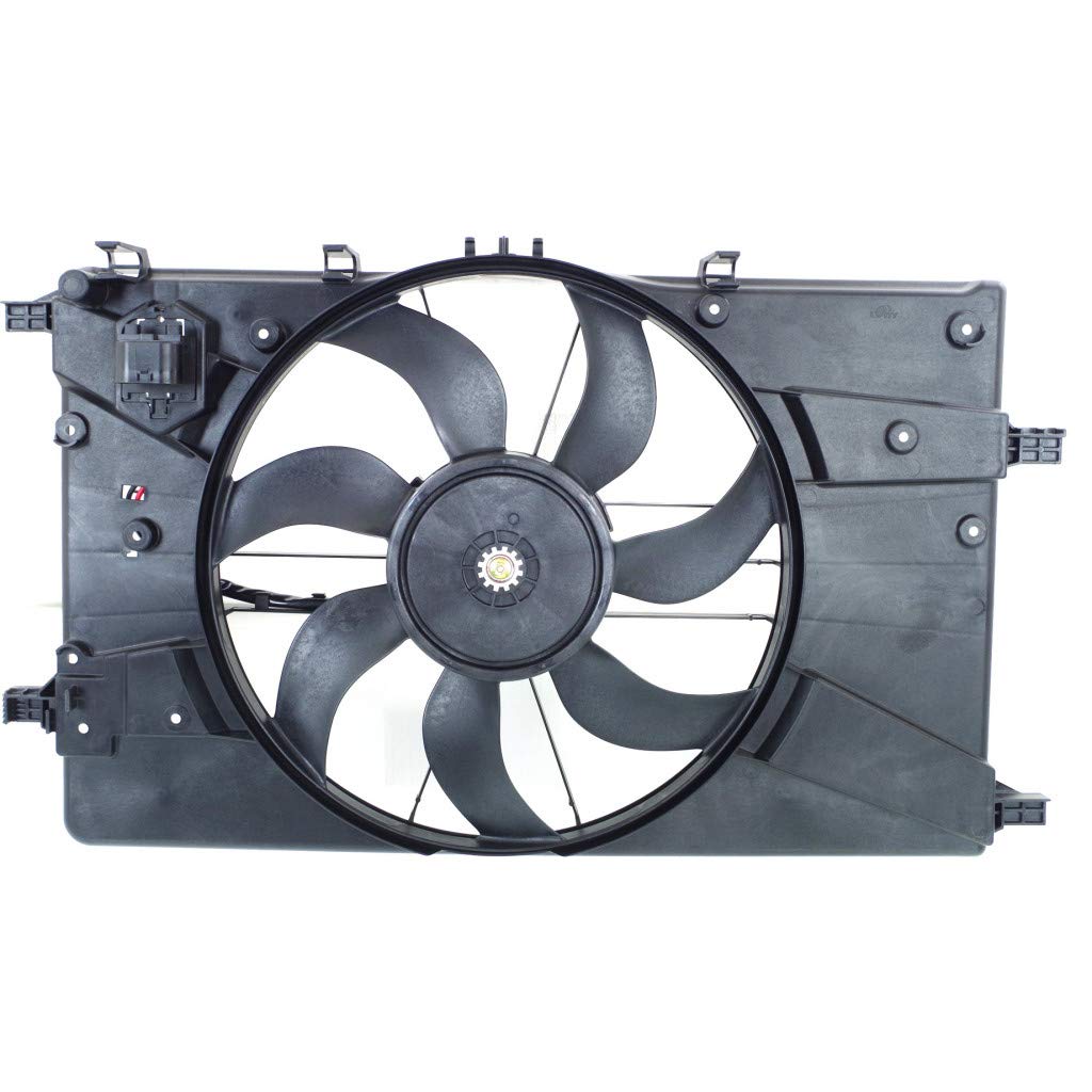 2015 Chevy Cruze Radiator Fan Replacement - Single Fan for 1.4L Engine (GM3115263, 13450232) | Perfect for Cooling System Repair & Maintenance