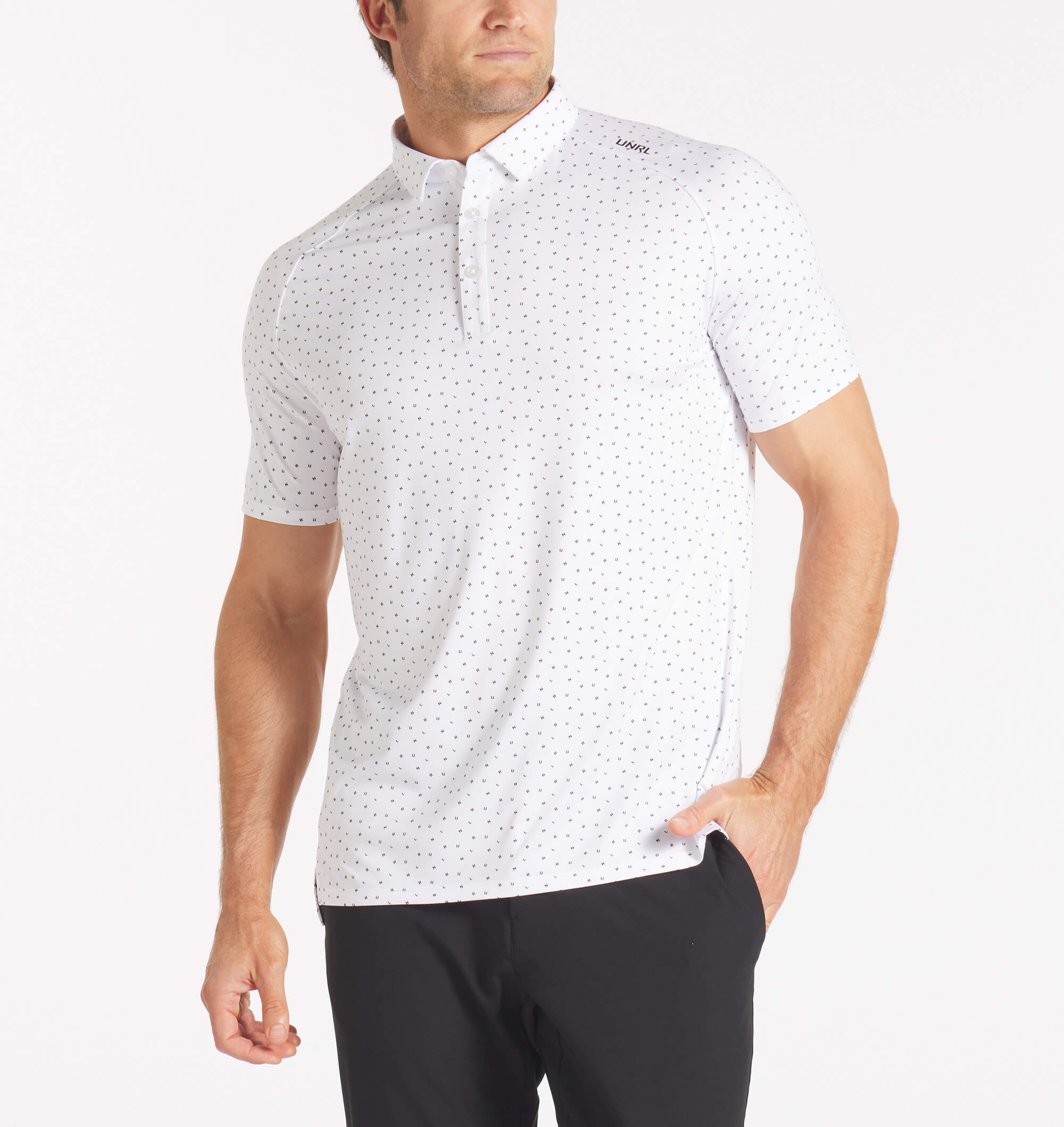 UNRL Scramble Polo Shirt for Men - Breathable & Stylish Casual Wear - Perfect for Golf, Work & Everyday Outfits