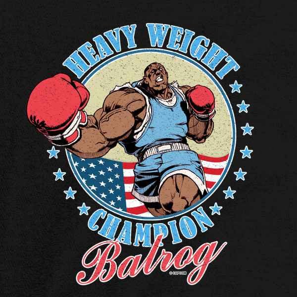 Pop Threads Balrog Street Fighter Graphic T-Shirt for Men - Boxing Champion Video Game Tee | Casual Wear, Gaming Events & Cosplay
