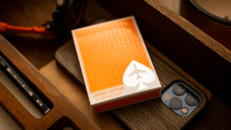 Jetsetter Playing Cards - Premium Orange Deck for Travel & Games | Perfect for Poker, Magic Tricks & Gifts