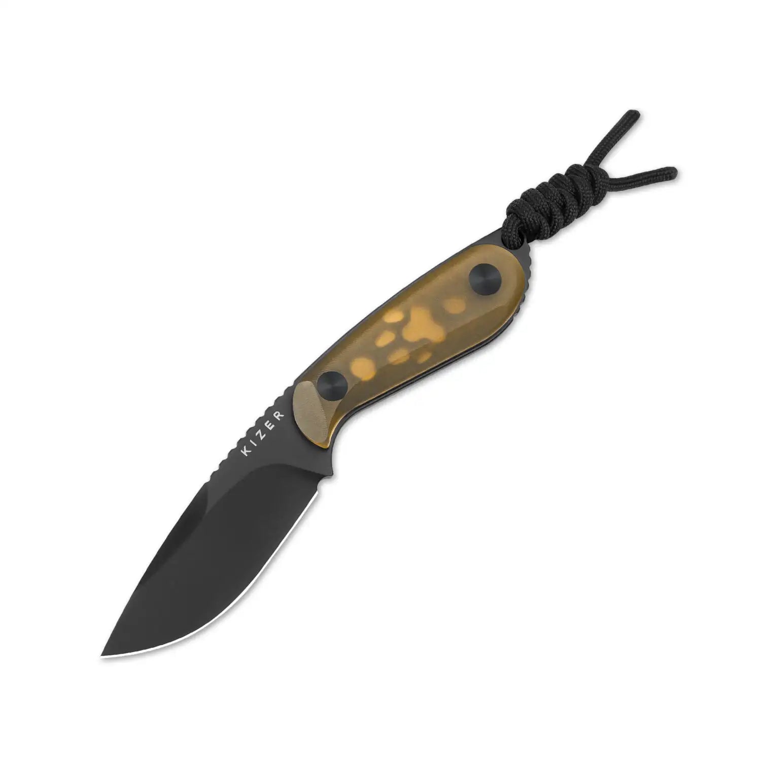 Buddy Fixed Blade Knife - Premium Nitro V Steel & Ultem Handle | Outdoor Survival, Camping, Hunting, and Everyday Carry (EDC)