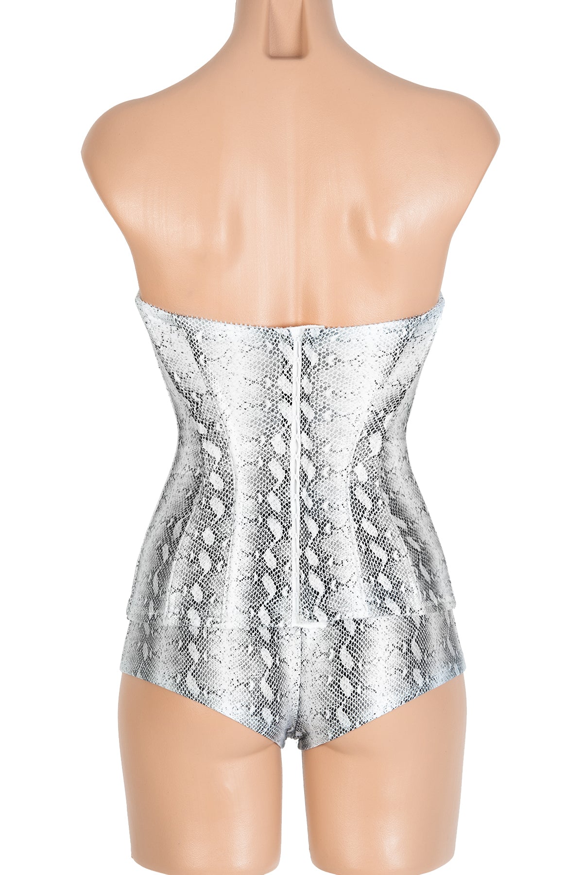 Sexy Naked Carousel Deep V Stretch Corset for Women - Lingerie & Shapewear for Evening Parties, Date Nights & Boudoir Photography