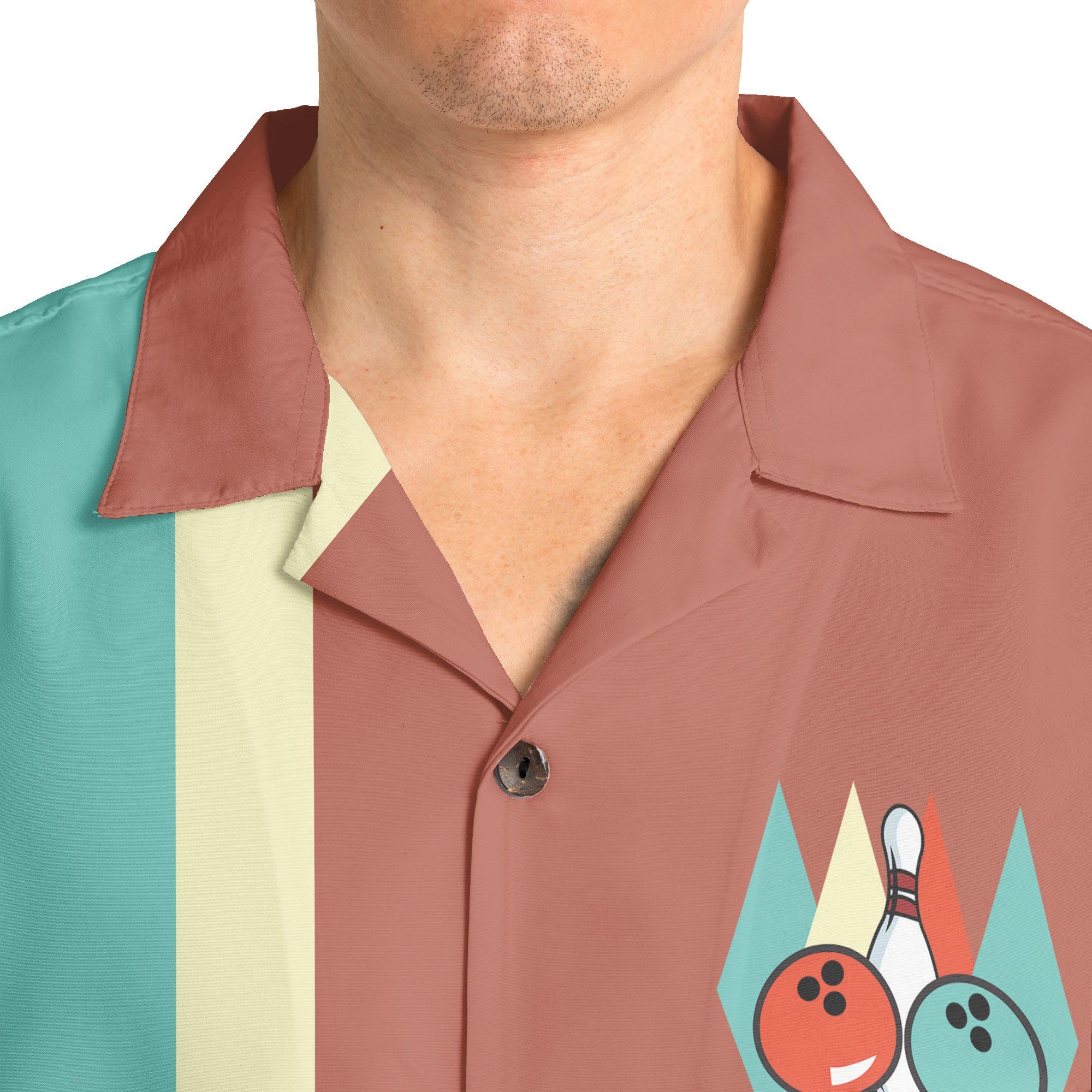 Custom Personalized Bowling Shirts with Names for Men & Women - Retro Hawaiian Style Bowling Shirts - Perfect for Bowling Leagues, Themed Parties & Casual Wear