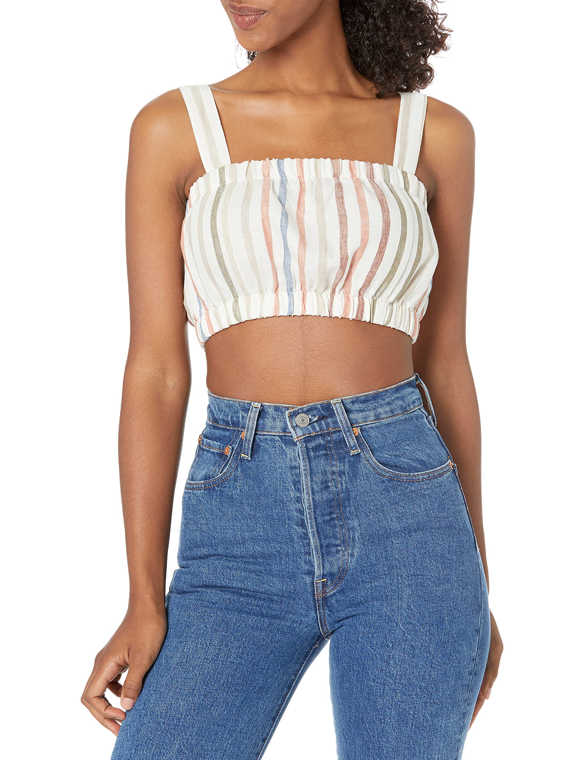 BB DAKOTA Women's Summer Tops - Flowy Short Sleeve Blouse for Casual Outings, Beach Vacations & Date Nights