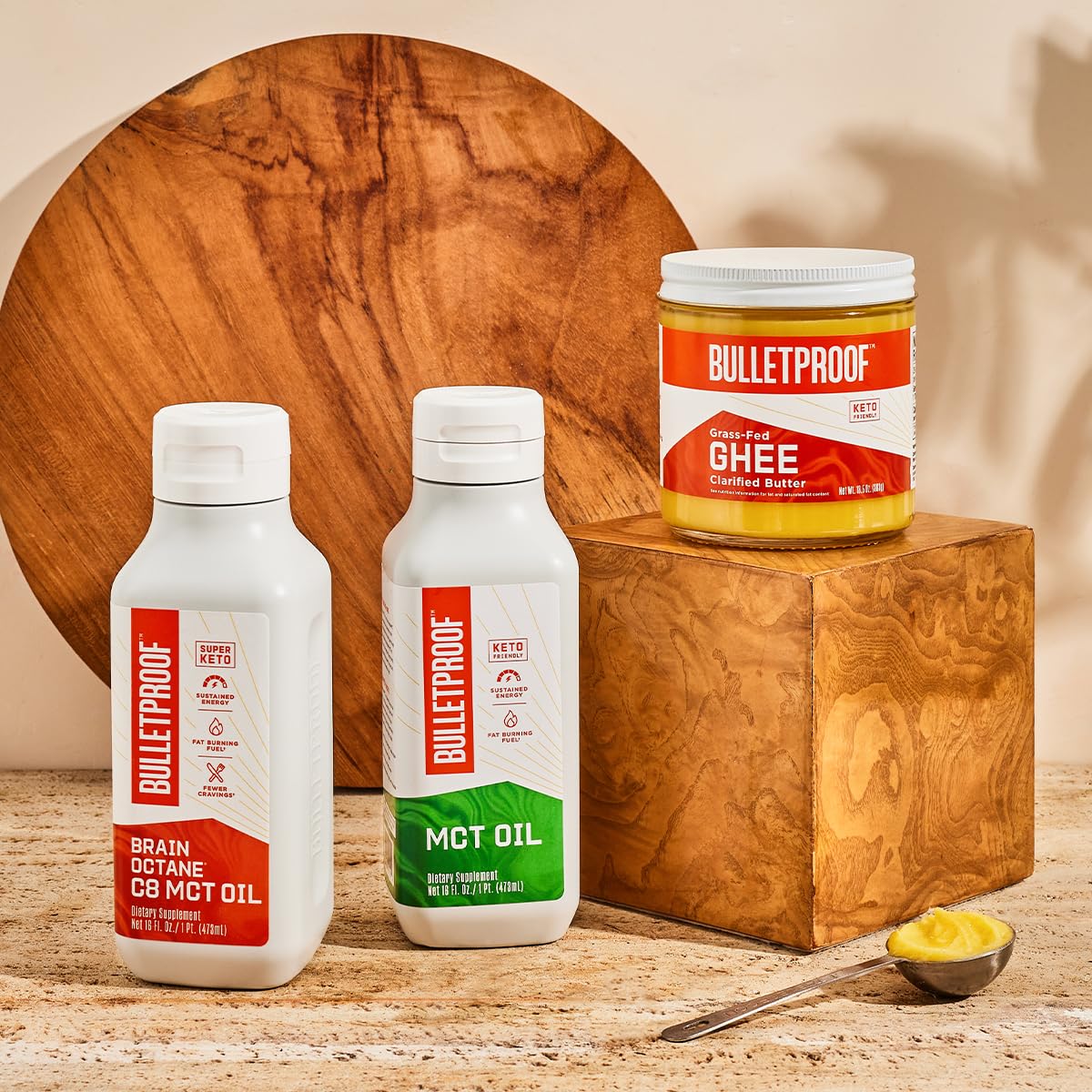 Bulletproof Brain Octane C8 MCT Oil - 32oz (3-Pack) | Pure Keto Supplement for Energy Boost & Appetite Control | Ideal for Coffee, Smoothies & Ketogenic Diet