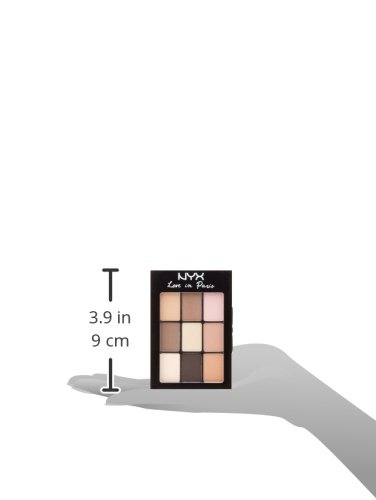 NYX Cosmetics Love in Paris Eyeshadow Palette - Madeleines & Macaroons (0.028 oz) | Long-Lasting Pigmented Shades for Day & Night Makeup Looks | Perfect for Parties, Date Nights & Professional Makeup Artists