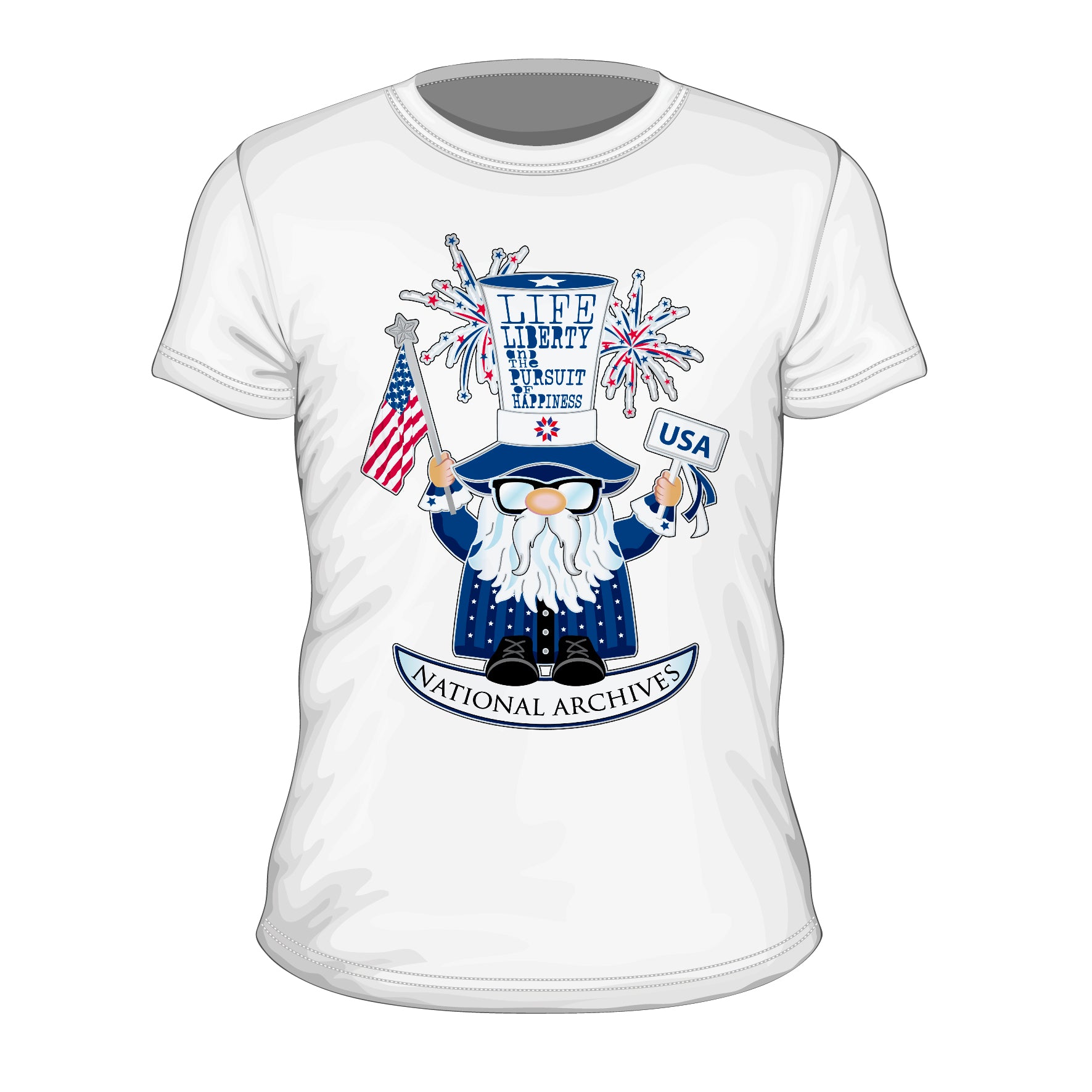 George Washington T-Shirt - Patriotic American History Tee for Men & Women - Perfect for 4th of July, Presidents Day & Political Events