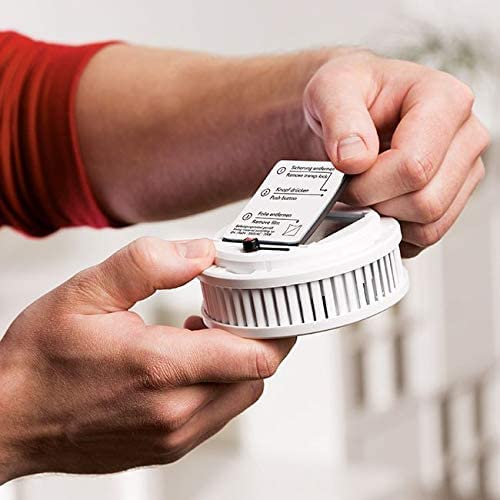Pyrexx PX-1 Smoke Detector Alarm - 4 Pack with 10-Year Battery Life, No-Drill Magnetic Mount & LED Indicator - Q-Label Certified White - Ideal for Home, Office & Apartment Safety Protection