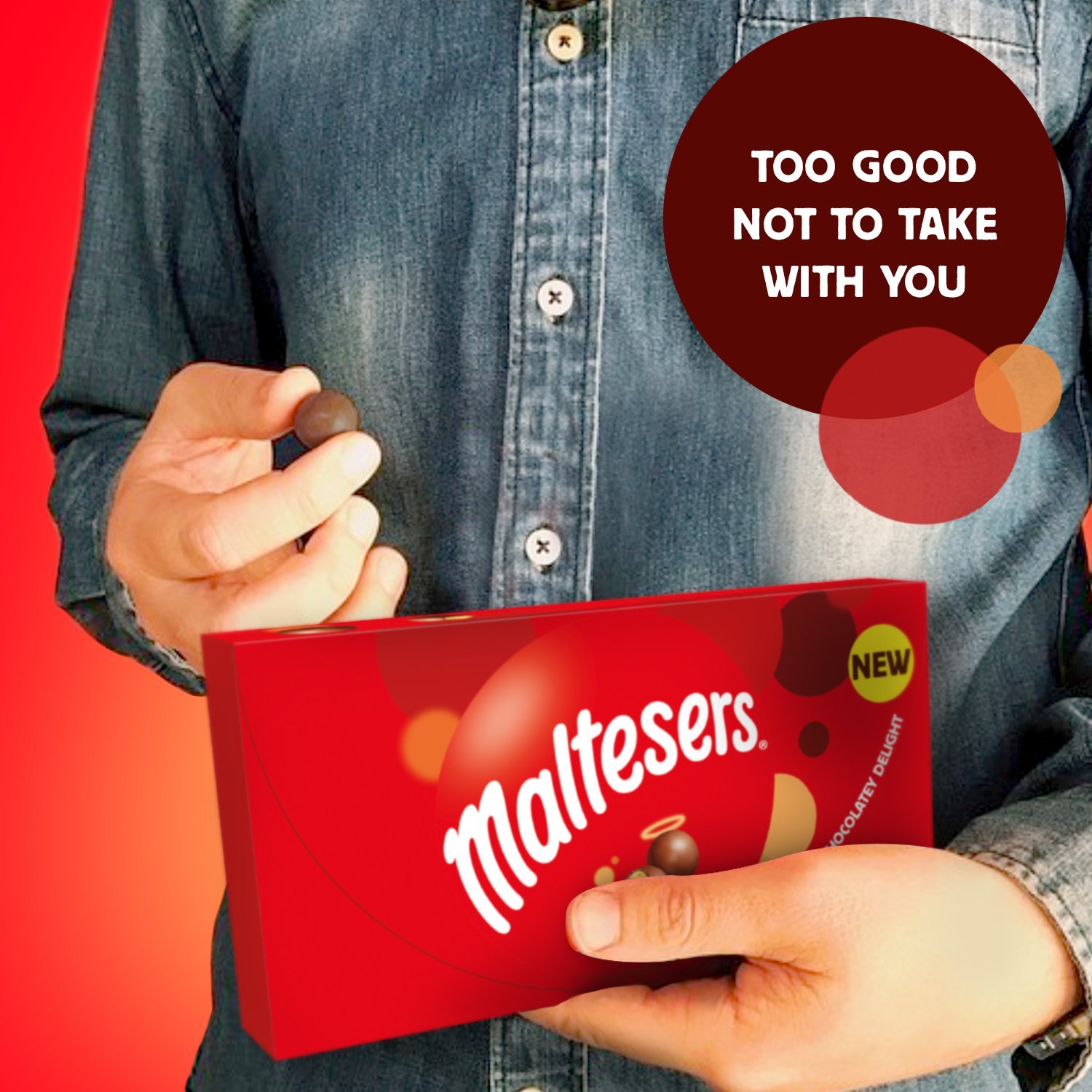 MALTESERS Original Milk Chocolate Candy Balls Gift Box 310g (Pack of 2) - Perfect for Birthday Gifts, Party Favors & Holiday Treats