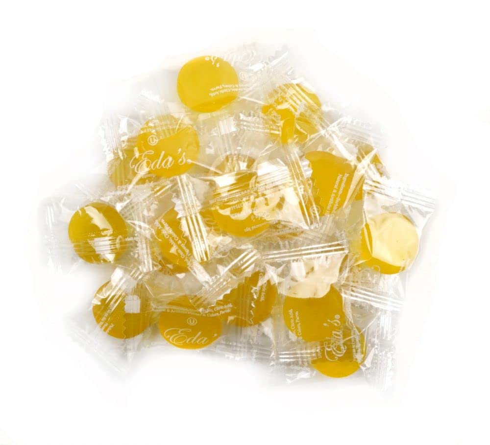 Sugar Free Hard Candy by Eda's - Lemon Flavor, 1 Pound Bag | Keto-Friendly, Diabetic-Safe Snacks for Office, Travel & Gifting
