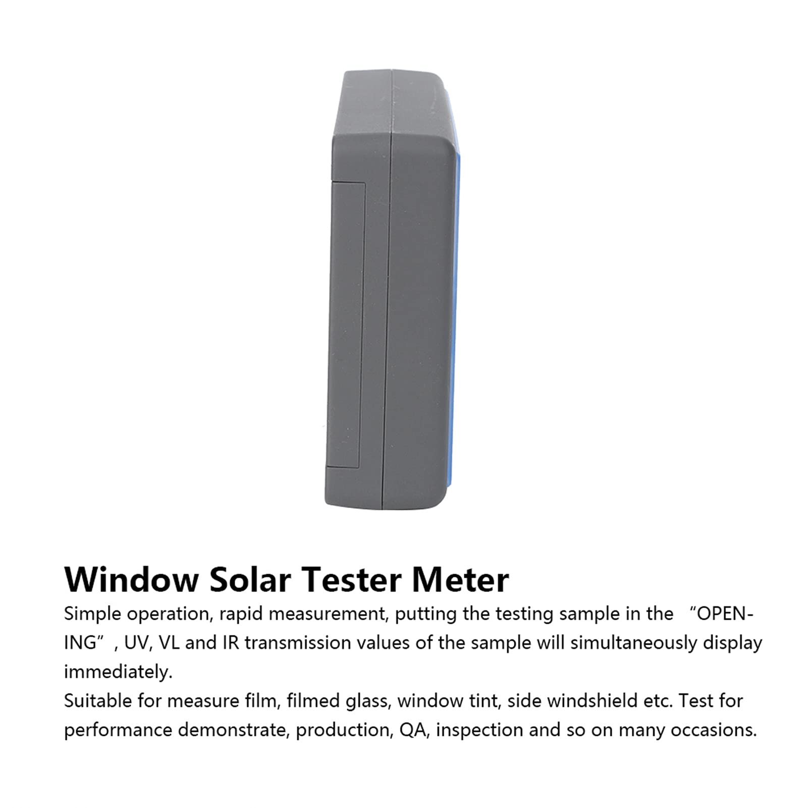 LS162 Digital Window Tint Meter - Solar Film Meter for VLT & IR Rejection Testing - Perfect for Auto, Home & Office Window Tint Measurement