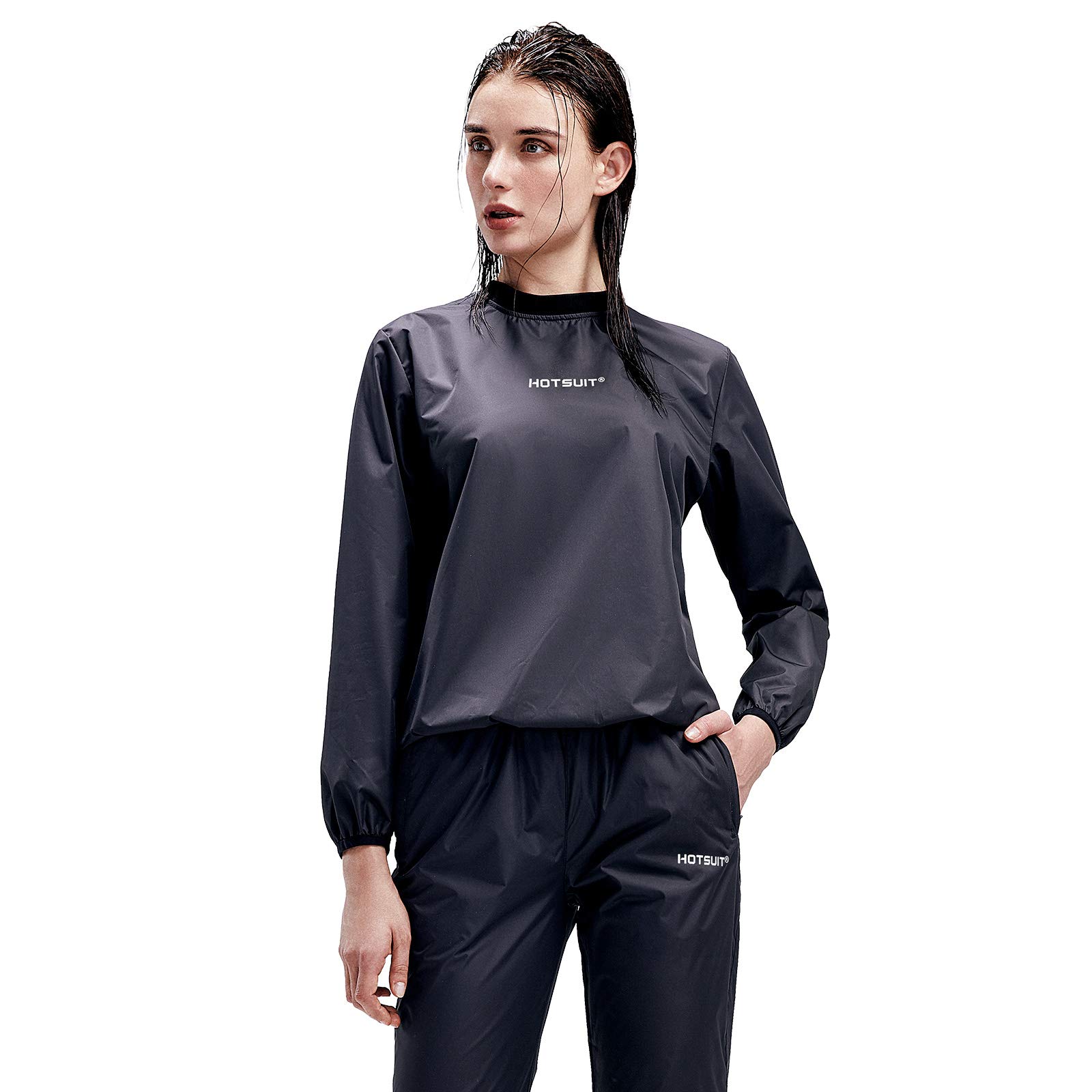 HOTSUIT Women's Sauna Suit - Durable Gym Workout Jacket & Pants Set for Weight Loss & Detox | Perfect for Sauna Training, Fat Burning, and Post-Workout Recovery