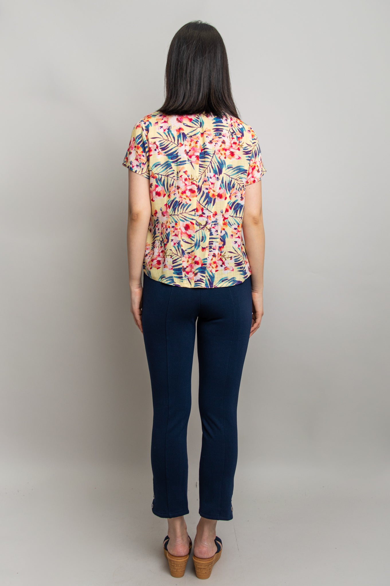 Esther Blouse Women's Linen Bamboo Shirt - Breathable Summer Top for Tropical Vacation & Beach Wear - Perfect for Resort Outfits, Holiday Travel and Casual Outings