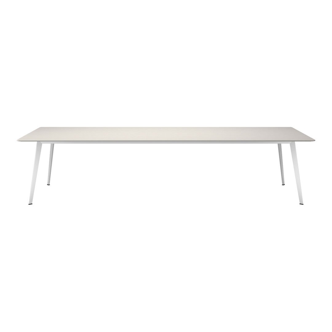 JW Modern Rectangular Dining Table - Solid Wood Kitchen Table for 6 - Perfect for Family Dinners & Entertaining Guests